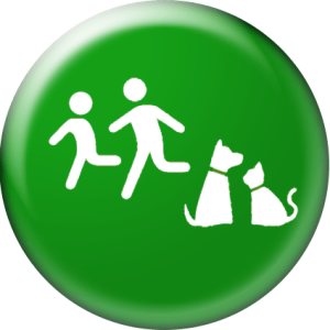 Children and Pets Turf Wear Icon